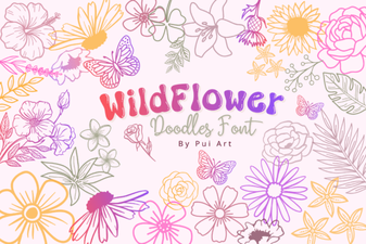 Crafting Projects with Wildflower Doodles Font