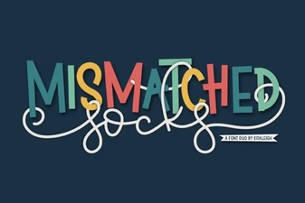 Designing with the Mismatched Socks Font