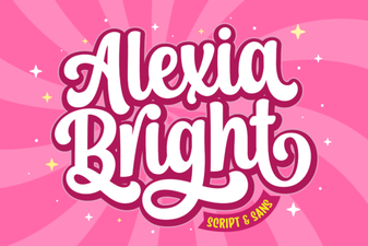 Discover the Alexia Bright Typographic Creative Toolkit