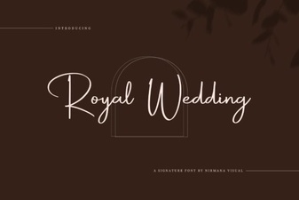 Royal Wedding Font Ideas for Your Design Projects