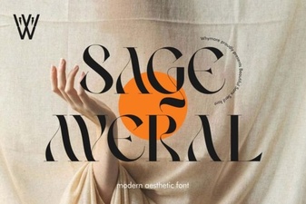 Explore Design Projects with Sage Averal Font
